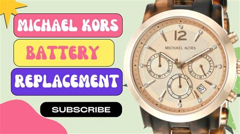 michael kors watch battery died|Michael Kors smart watch battery.